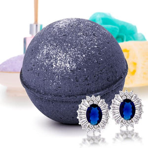 Midnight Sapphire Jewelry Bath Bomb - Jewelry Xoxo