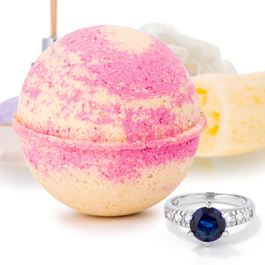 Tropical Grapefruit  Jewelry Bath Bomb - Jewelry Xoxo